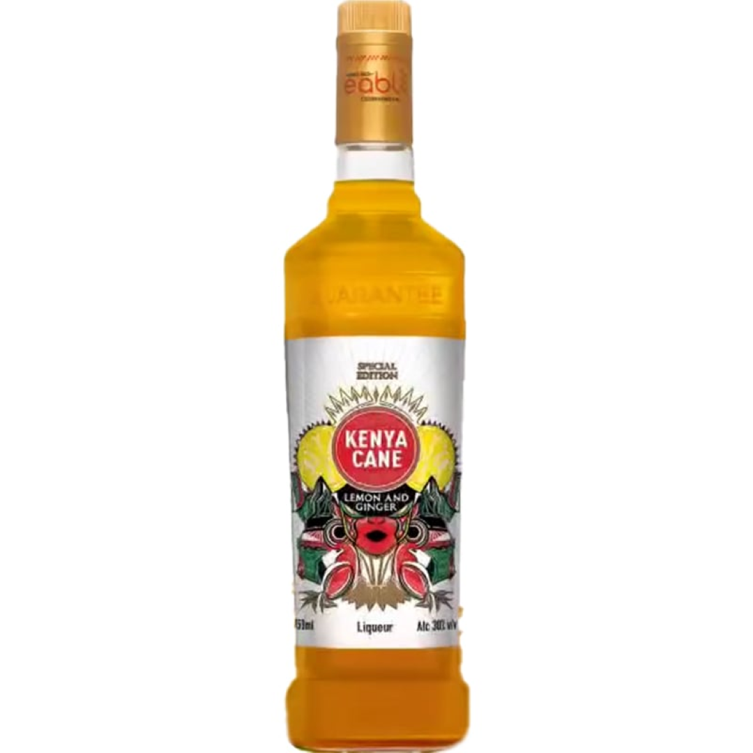 KENYA CANE LEMON AND GINGER 750ML